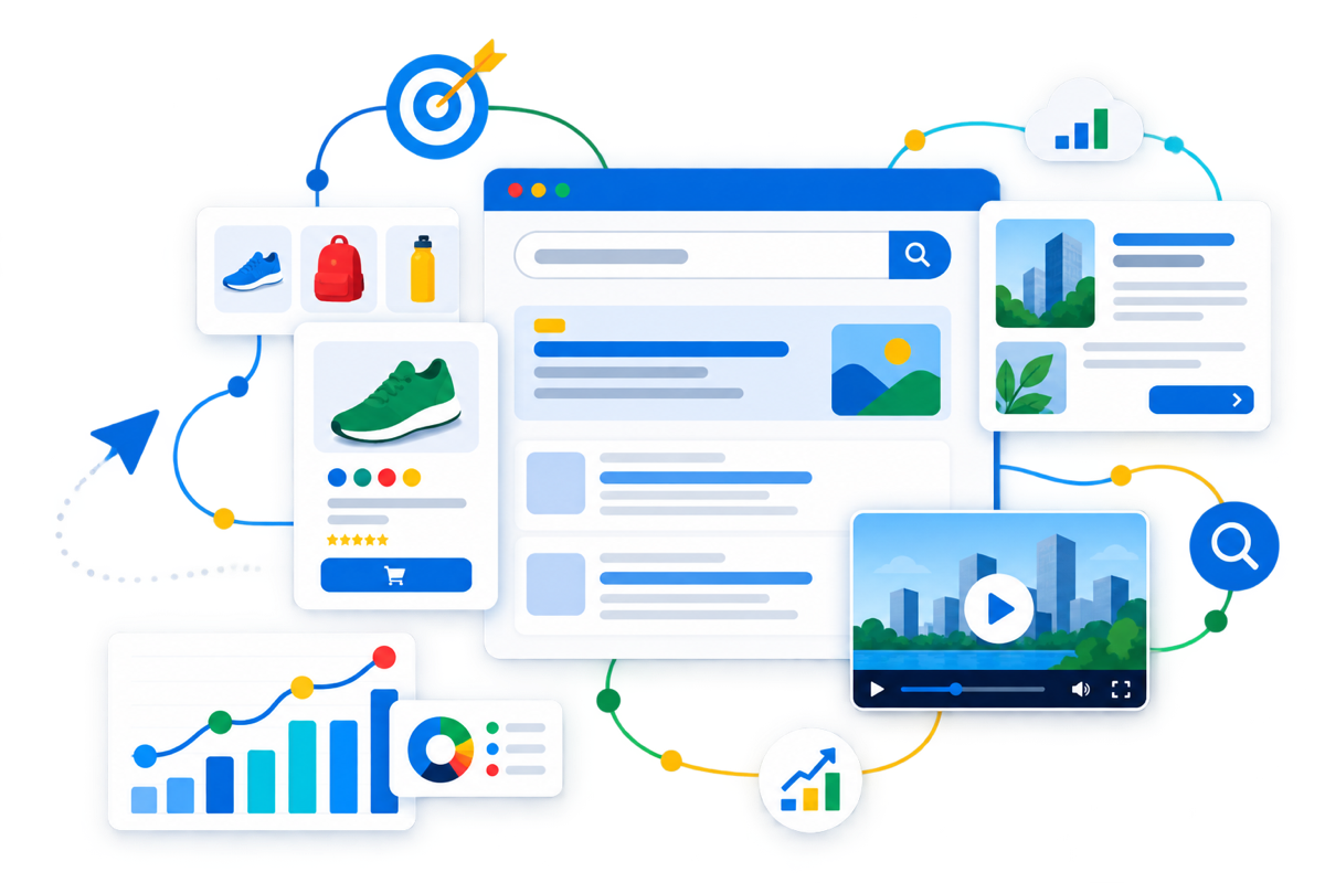 Microsoft Advertising search, native, shopping and video ecosystem